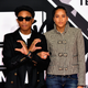 Pharrell Williams and Helen Lasichanh (Anthony Harvey/Getty Images)